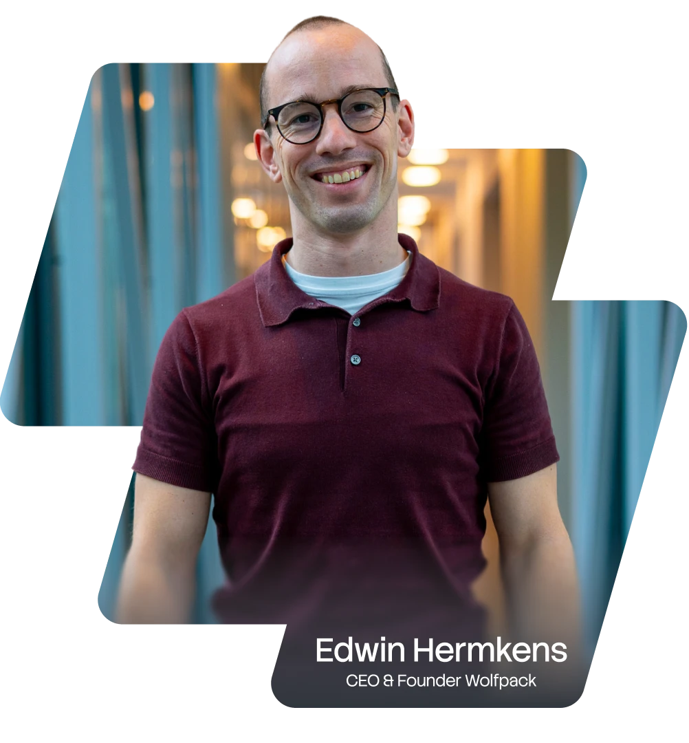 Edwin Hermkens, CEO en oprichter van Wolfpack