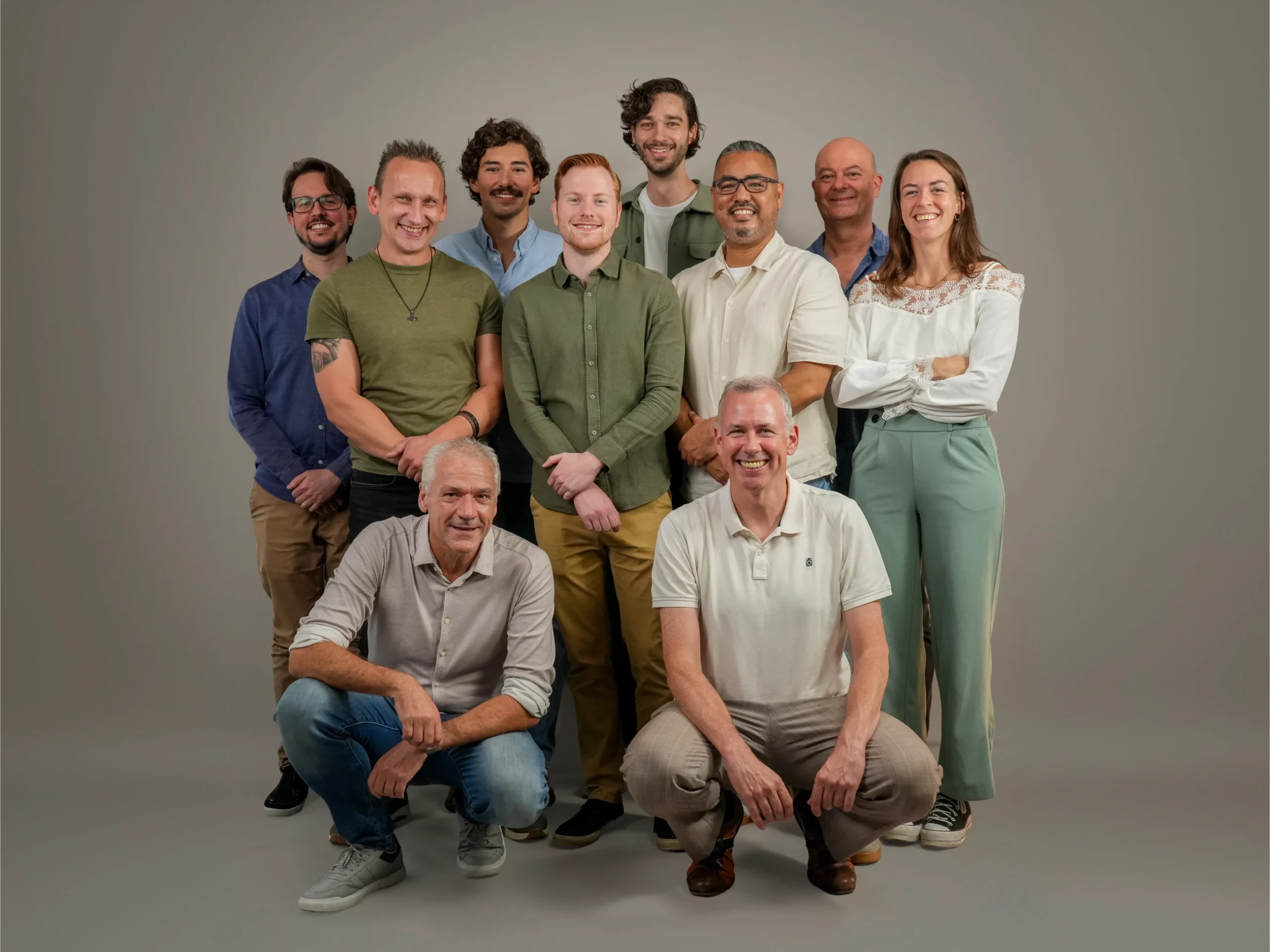 Groepsfoto van Wolfpack-team Solid