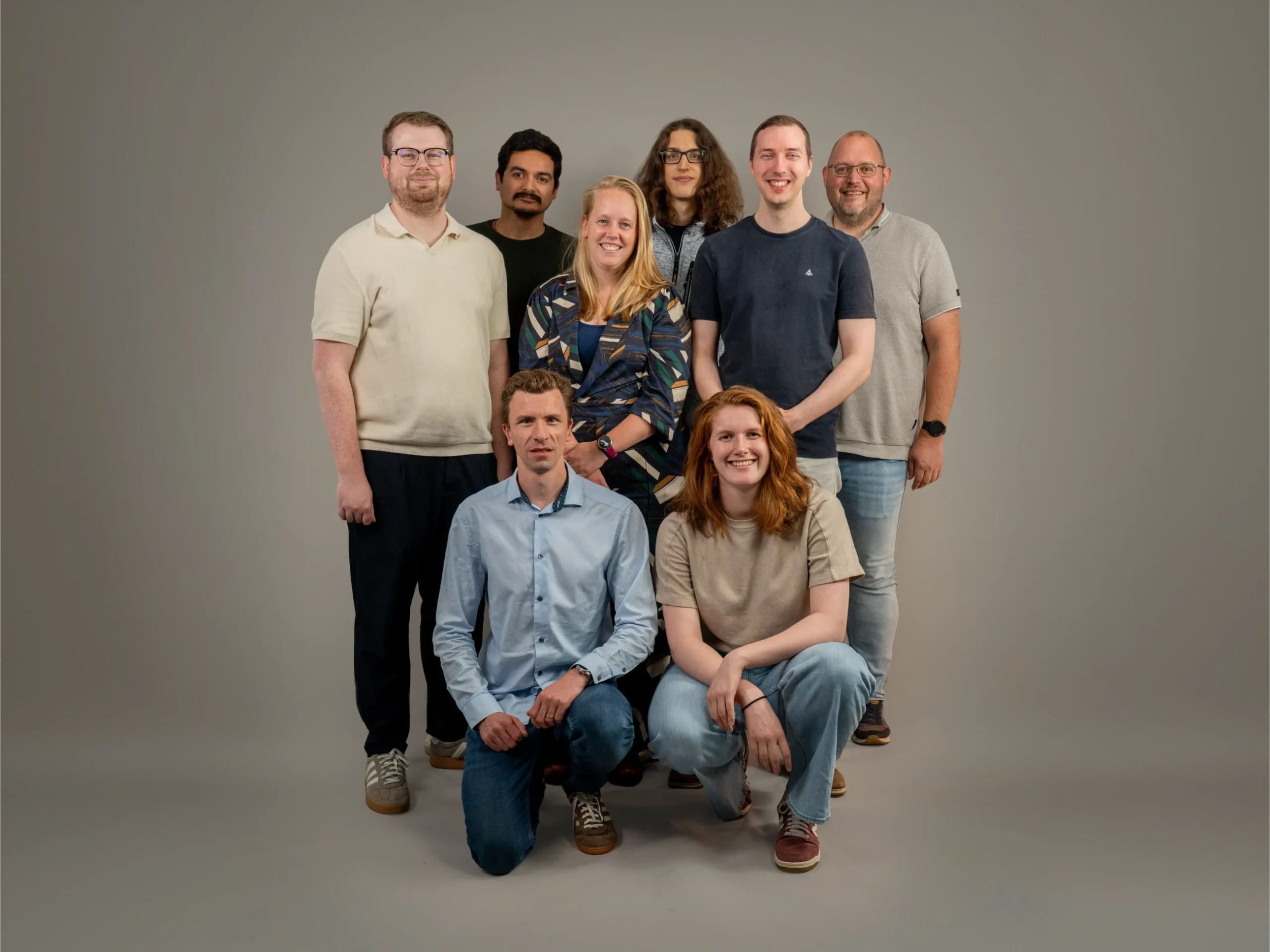 Groepsfoto van Wolfpack-team Alpha