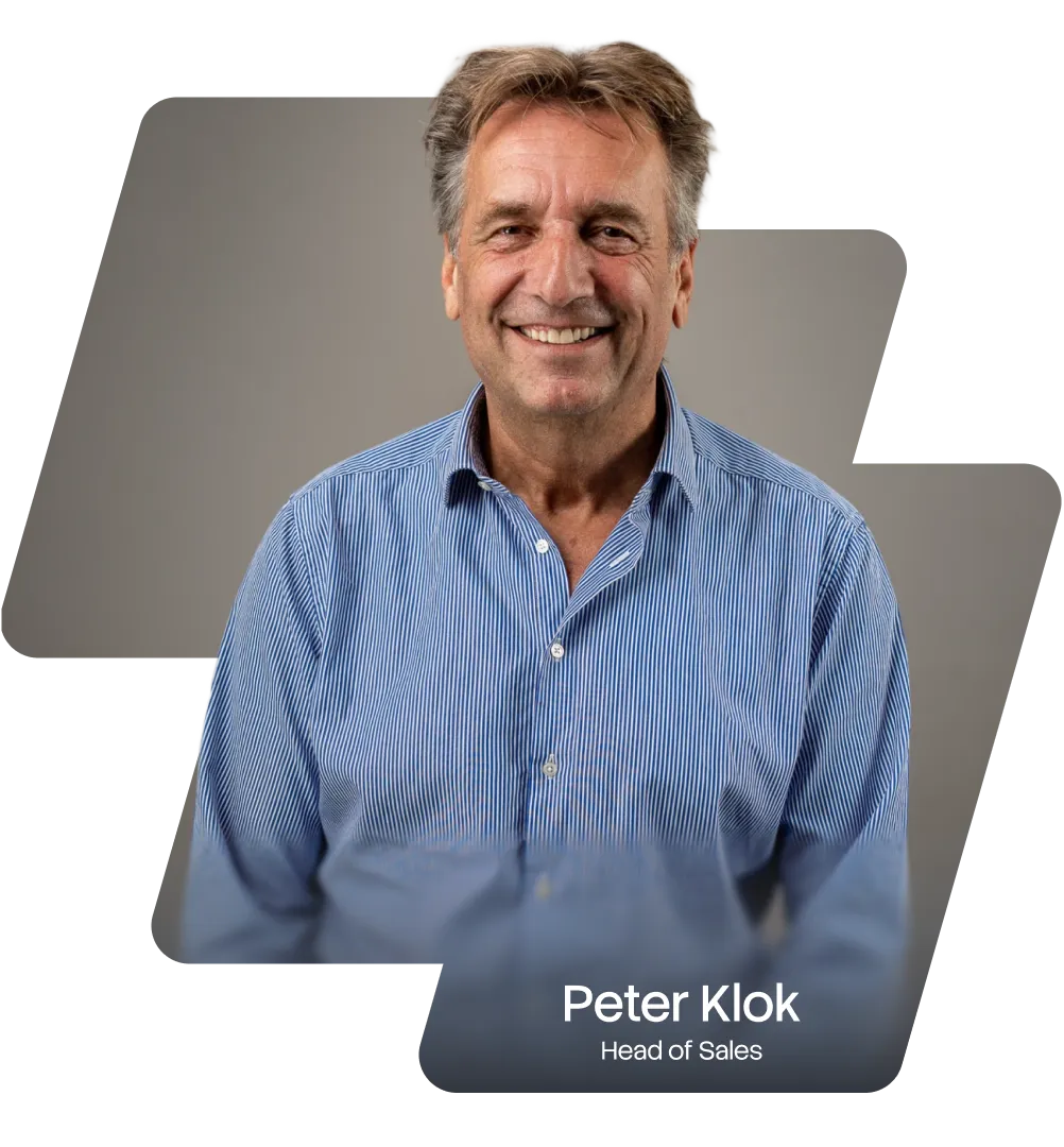 Peter Klok, Head of Sales bij Wolfpack