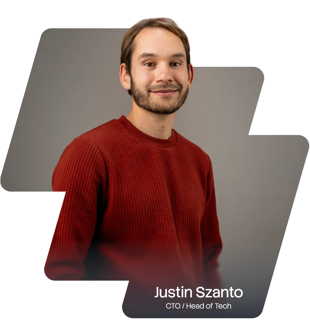 Justin Szanto, CTO en Head of Tech bij Wolfpack